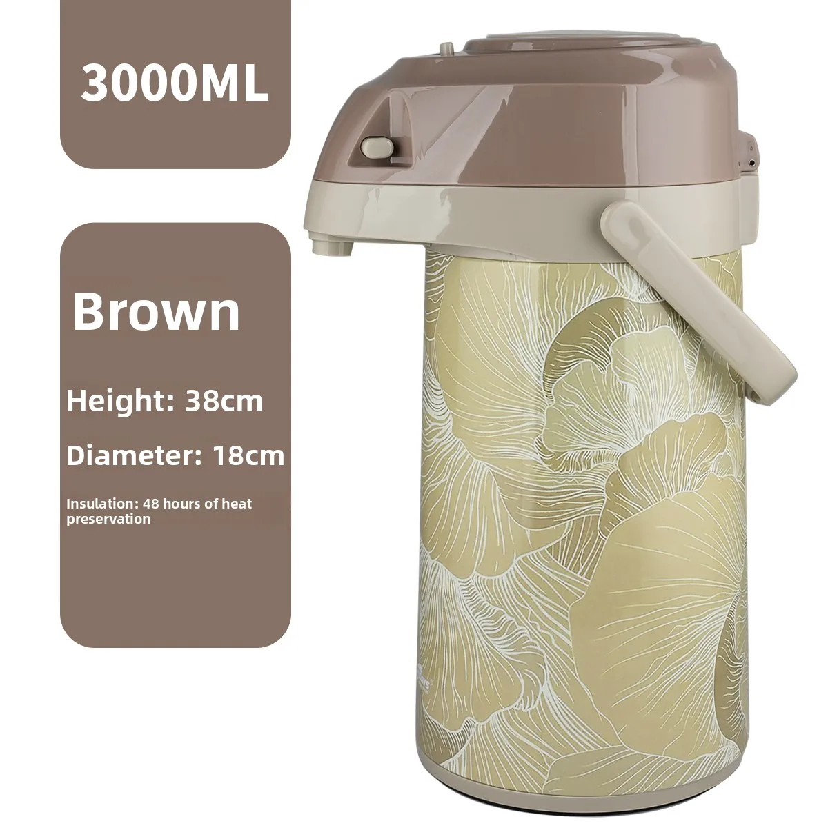 3L Large Capaci Stainl Steel Insulated Water Bottle Glass Inner Tank Air Prure Pot Hot Water Bottle Stainl Steel S...
3L Large Capaci Stainl Steel Insulated Water Bottle Glass Inner Tank Air Prure Pot Hot Water Bottle Stainl Steel S...