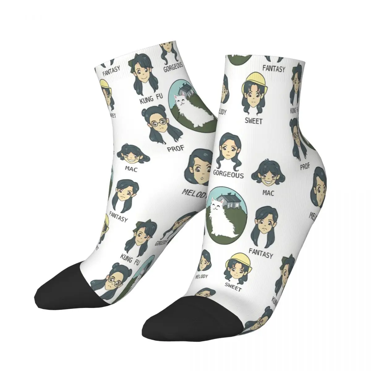 Gorgeous And Friends Hausu House Oshare Fanta Japanese Ankle Socks Male Mens Women Summer Stockings Polyester
Gorgeous And Friends Hausu House Oshare Fanta Japanese Ankle Socks Male Mens Women Summer Stockings Polyester