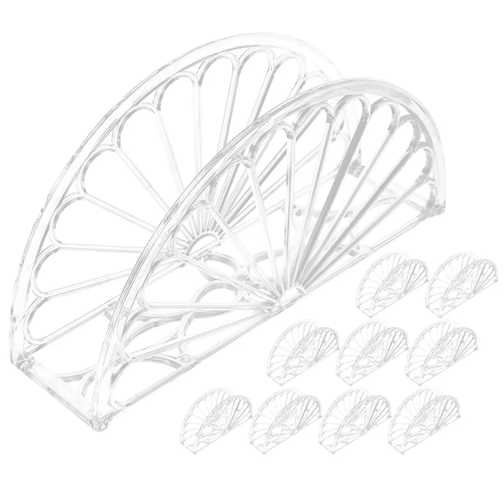 10 Pcs Transparent Vertical Napkin Holder Tissue Stand For Serviette Fan Designed Holders Kitchen Table Accessories Dining Bar
10 Pcs Transparent Vertical Napkin Holder Tissue Stand For Serviette Fan Designed Holders Kitchen Table Accessories Dining Bar