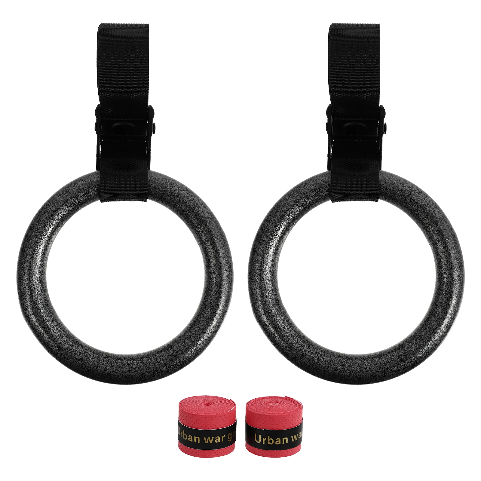 2 pcs Gymnastics Rings Fitness Equipment Home Workout Steel Durable Portable Muscle Strengthening Core Stability Coordination
2 pcs Gymnastics Rings Fitness Equipment Home Workout Steel Durable Portable Muscle Strengthening Core Stability Coordination