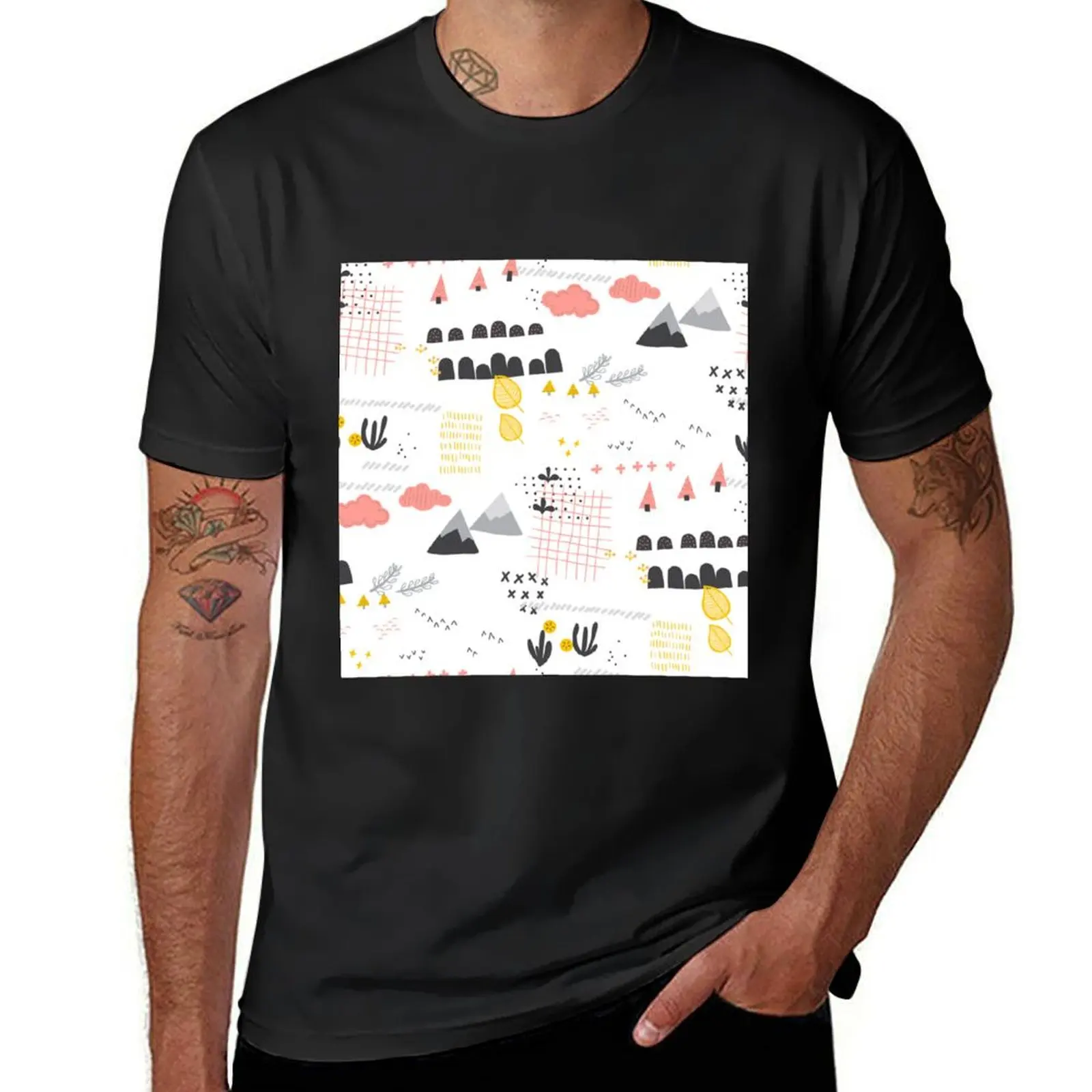 Scandinavian landscape T-Shirt boys animal print anime tshirt customizeds funny t shirts for men
Scandinavian landscape T-Shirt boys animal print anime tshirt customizeds funny t shirts for men