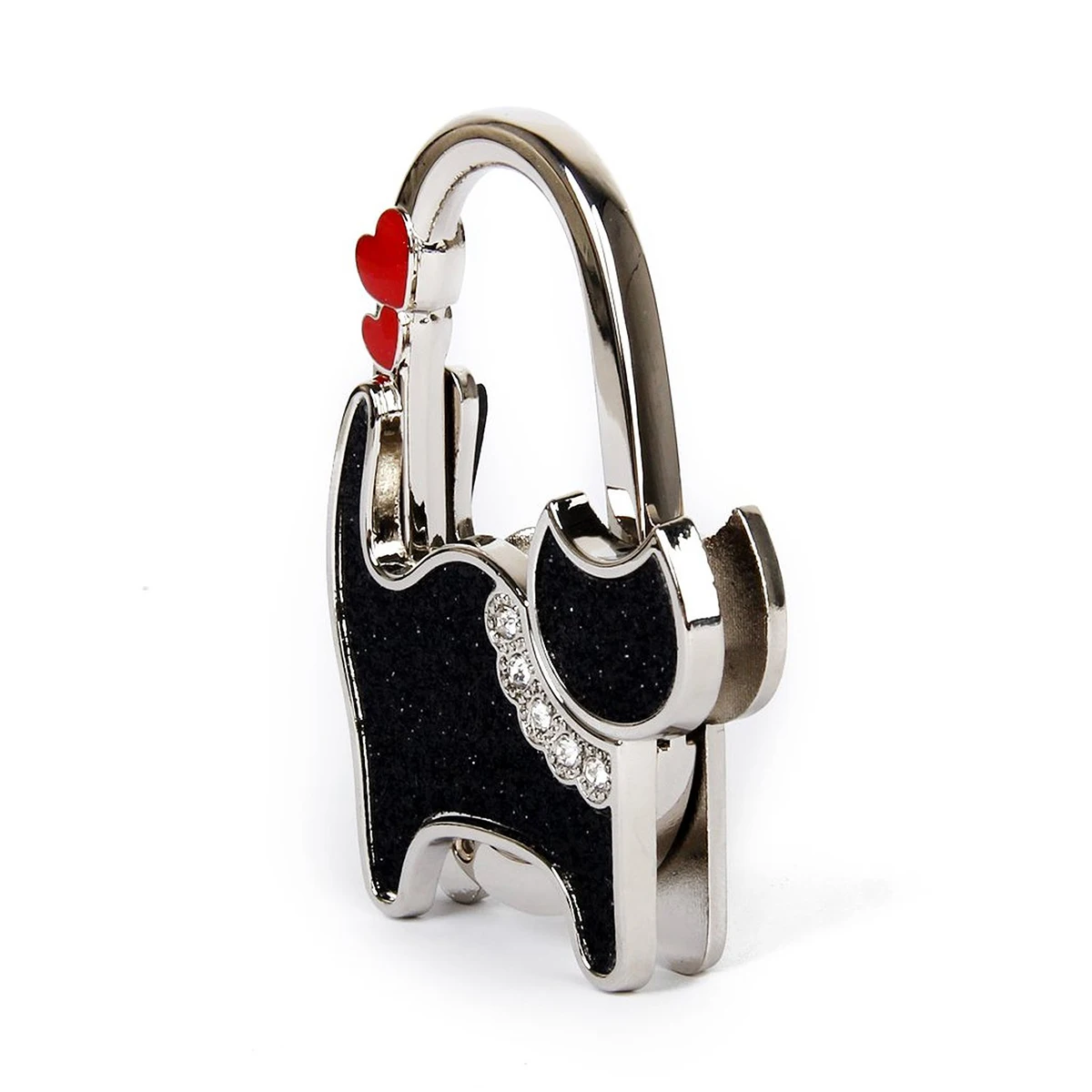 Black Handbag Hook Foldable Holder 7x5x1 2cm Rhinestone Compact 10cm Extended Zinc Alloy Table Bar Cafe Restaurant Restroom
Black Handbag Hook Foldable Holder 7x5x1 2cm Rhinestone Compact 10cm Extended Zinc Alloy Table Bar Cafe Restaurant Restroom