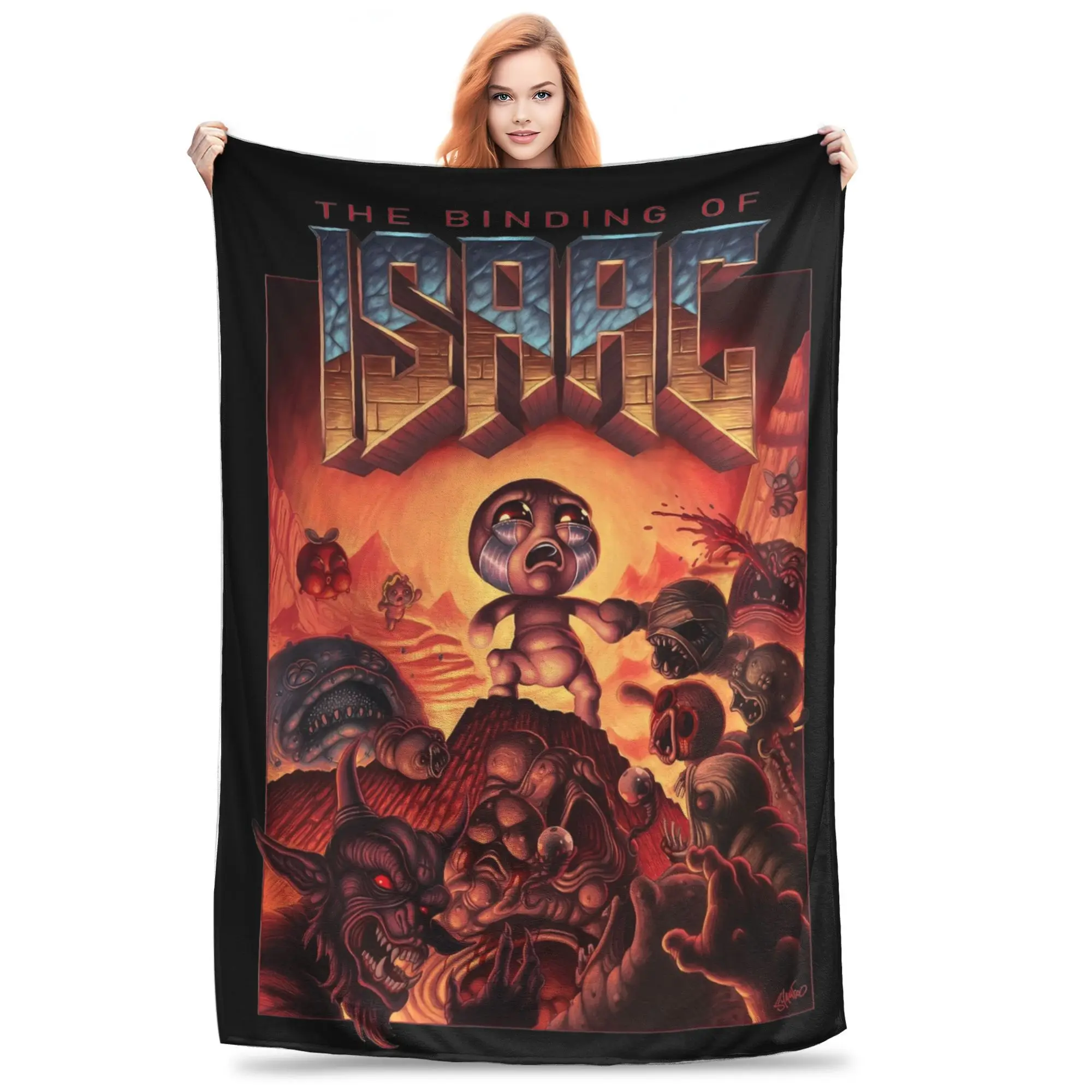 The Binding Of Isaac 90s Blanket Video Game Fleece Funny Warm Throw Blankets for Home Restaurant Spring Autumn,
The Binding Of Isaac 90s Blanket Video Game Fleece Funny Warm Throw Blankets for Home Restaurant Spring Autumn,