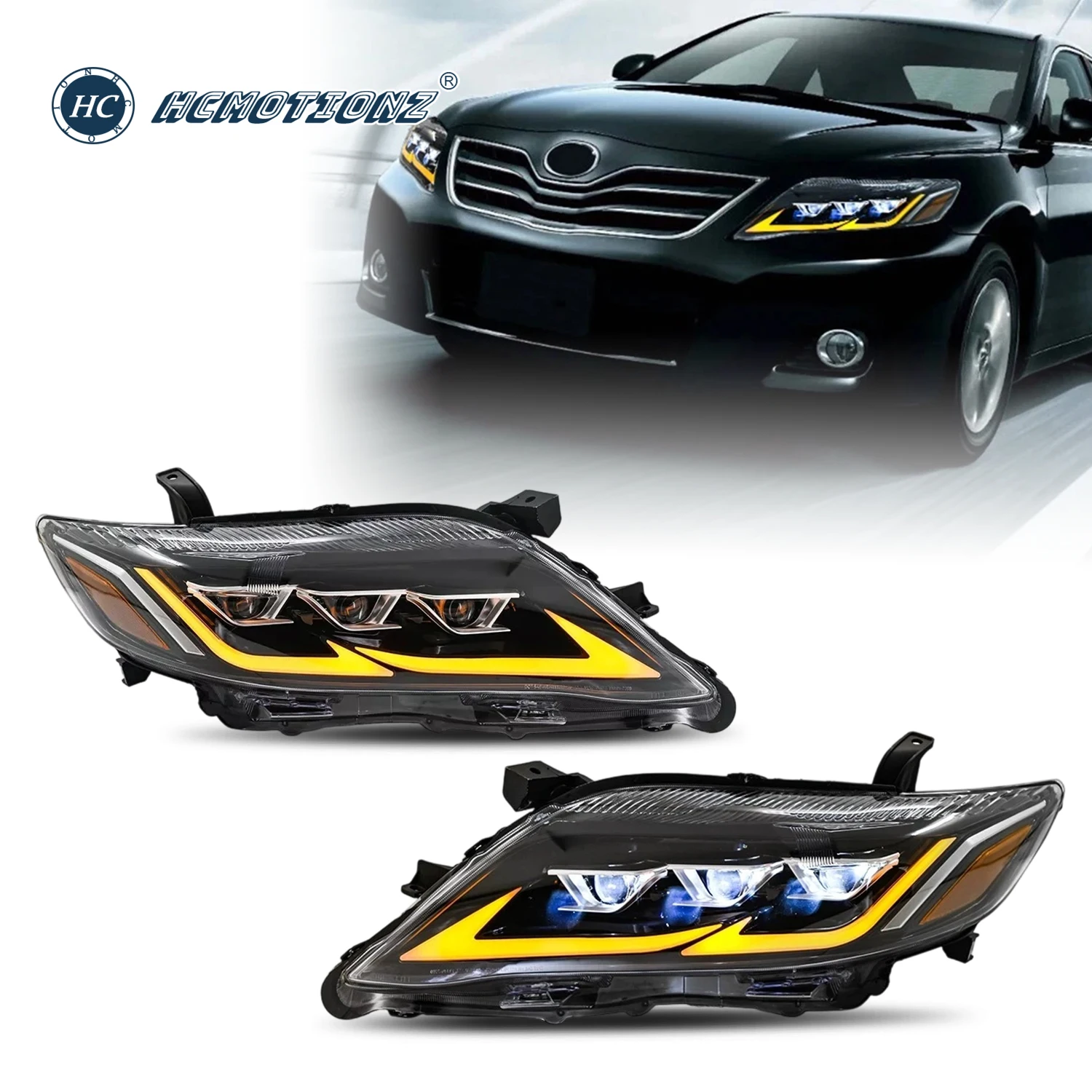 HCMOTIONZ LED Head Lights for Toyota Camry 2010-2011 XV40 Front Lamps Assembly Daihatsu Altis US Version
HCMOTIONZ LED Head Lights for Toyota Camry 2010-2011 XV40 Front Lamps Assembly Daihatsu Altis US Version