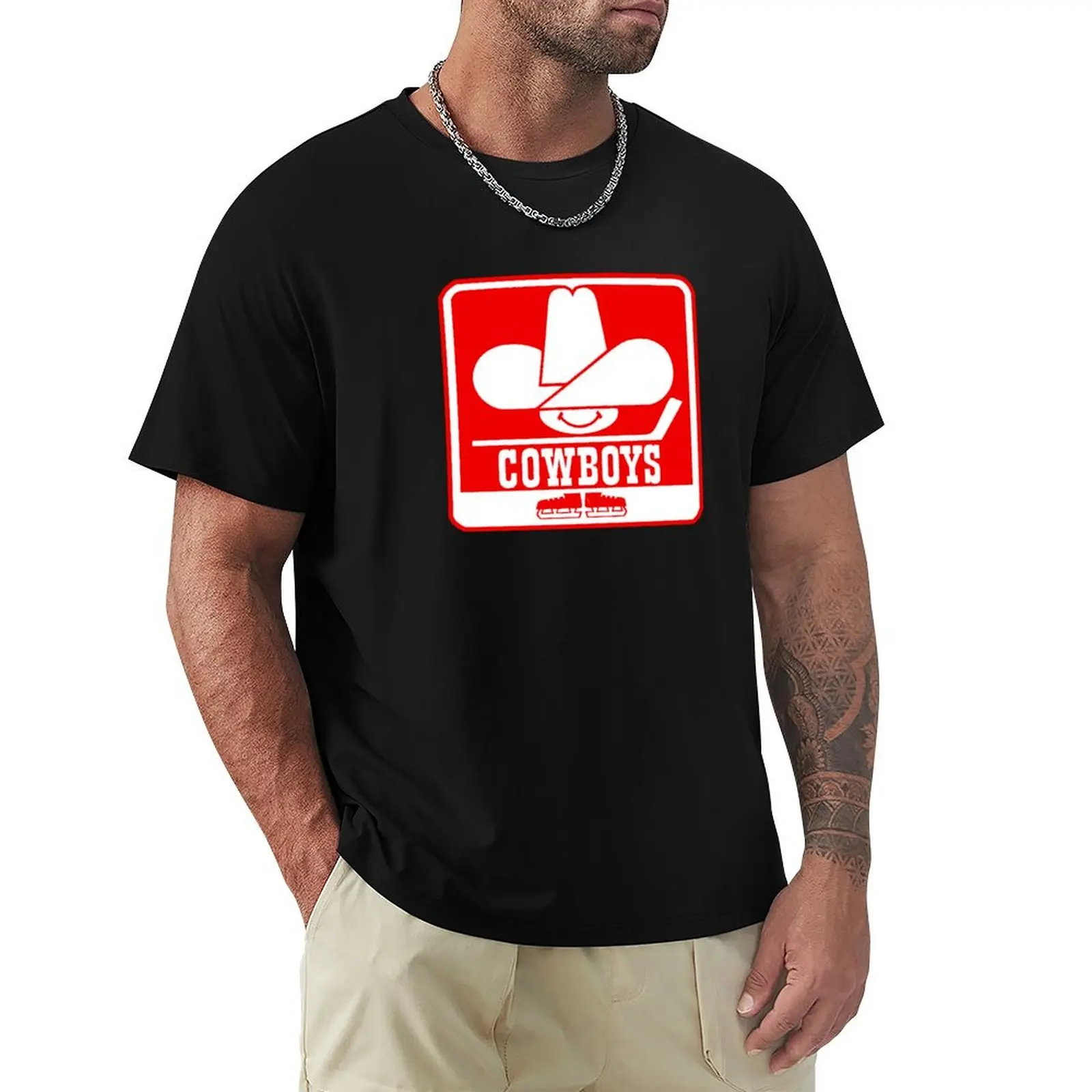 Calgary Cowboys WHA Hockey T-Shirt boys animal print Louboutins t shirt men 100℅ cotton
Calgary Cowboys WHA Hockey T-Shirt boys animal print Louboutins t shirt men 100℅ cotton