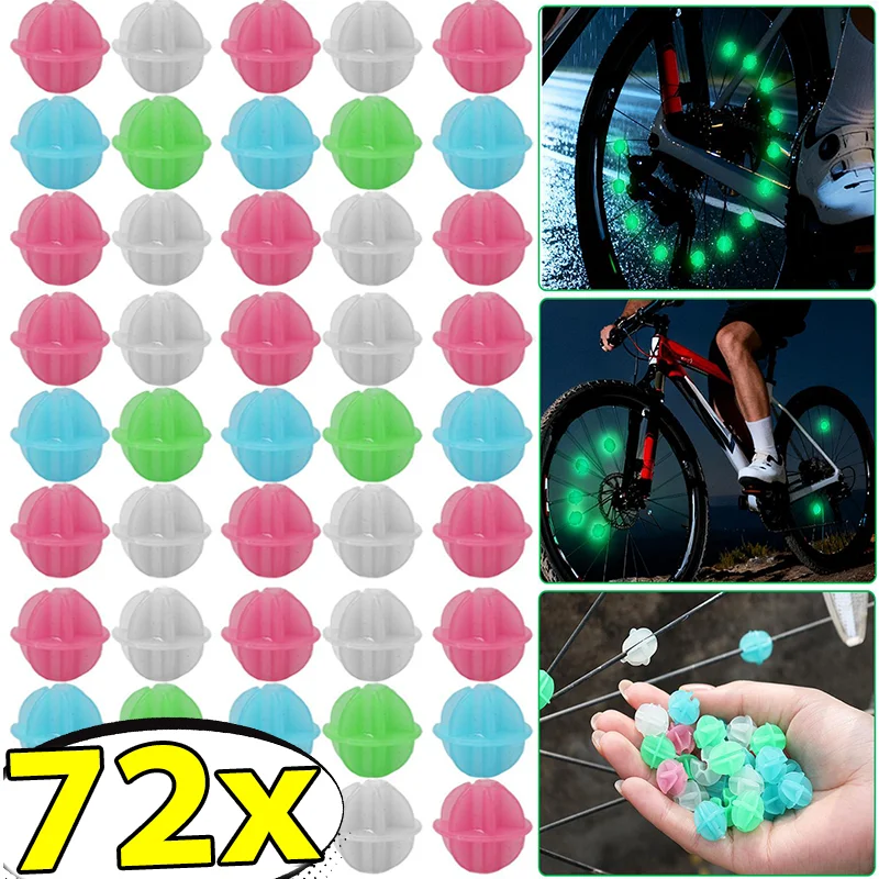 Bicycle Wheel Decorations Glow in The Dark Spoke Beads Reflectors for Mountain Bike Kids Ride Safety Easy Install Plastic 1.5cm
Bicycle Wheel Decorations Glow in The Dark Spoke Beads Reflectors for Mountain Bike Kids Ride Safety Easy Install Plastic 1.5cm