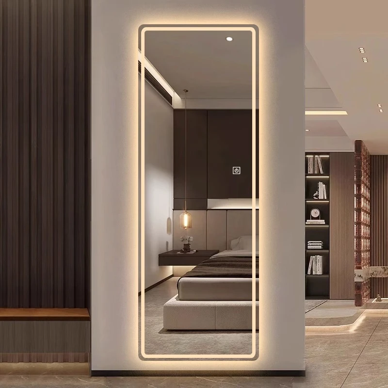 Customized Full-body Mirror Decorative Mirror Fitting Room Cloakroom Household Wall-mounted Luminous Smart Full-length Mirror
Customized Full-body Mirror Decorative Mirror Fitting Room Cloakroom Household Wall-mounted Luminous Smart Full-length Mirror