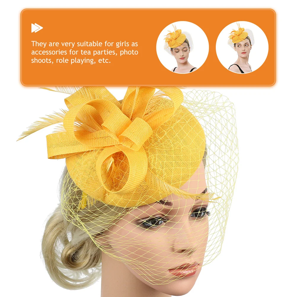 Женская повязка на голову для чаепития, сетчатая вуаль для банкета, головной убор, стильная заколка для волос, вечерние, танцевальные, свадебные аксессуары
Женская повязка на голову для чаепития, сетчатая вуаль для банкета, головной убор, стильная заколка для волос, вечерние, танцевальные, свадебные аксессуары