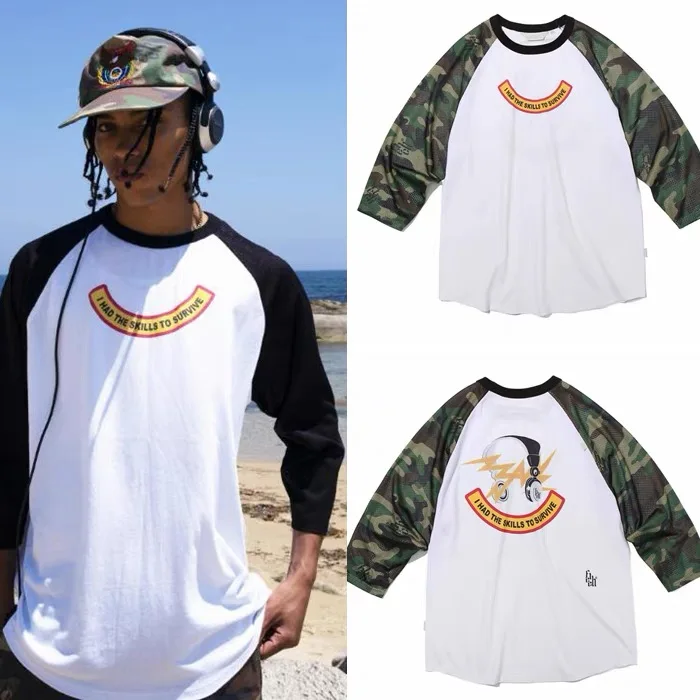 Loose Fit Printed Mesh T-Shirt with Shoulder Sleeve Insert Nine Sleeve round Neck Cotton 100% Autumn New Arrival Women's Fashion
Loose Fit Printed Mesh T-Shirt with Shoulder Sleeve Insert Nine Sleeve round Neck Cotton 100% Autumn New Arrival Women's Fashion