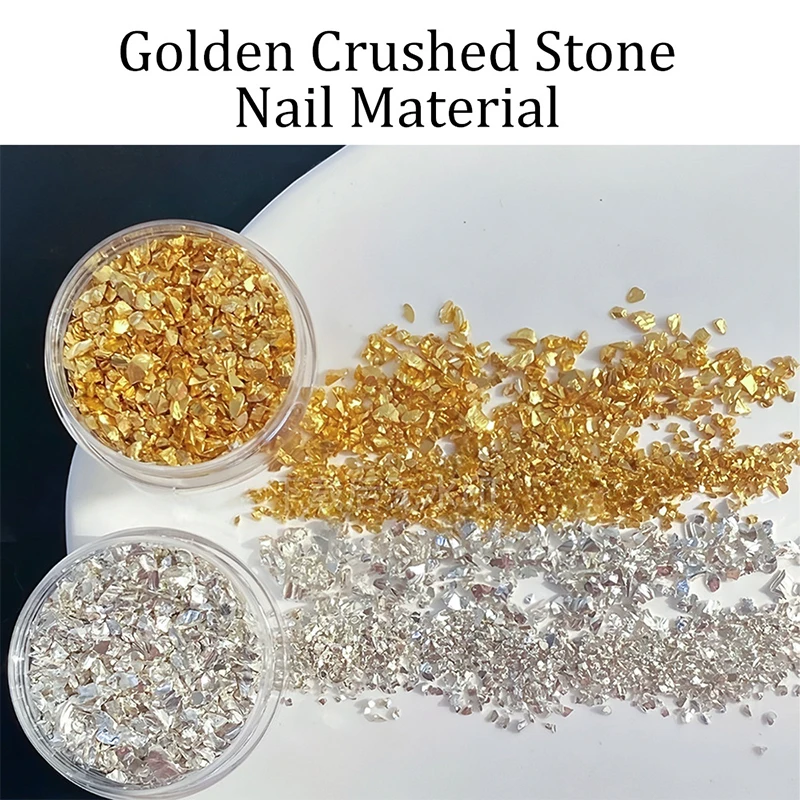 1Jar Metal Storm Stone Nail Material Crystal Glass Shattered DIY Nail Jewelry Wearing Nail Art Decoration Accessories
1Jar Metal Storm Stone Nail Material Crystal Glass Shattered DIY Nail Jewelry Wearing Nail Art Decoration Accessories