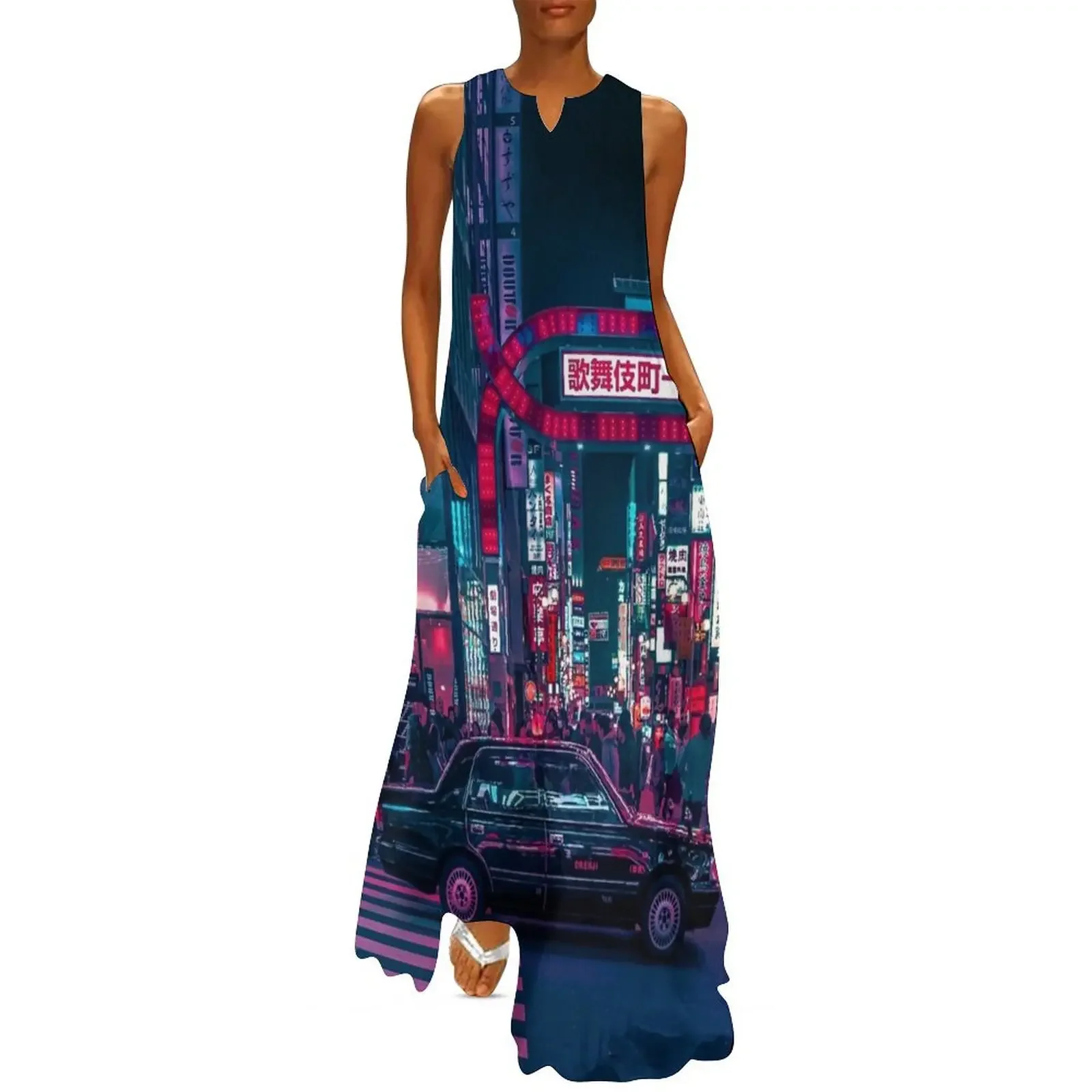 Cyberpunk Tokyo Street Long Dress Womens dresses women's clothing korea stylish summer dresses ladies 2025 Dress
Cyberpunk Tokyo Street Long Dress Womens dresses women's clothing korea stylish summer dresses ladies 2025 Dress