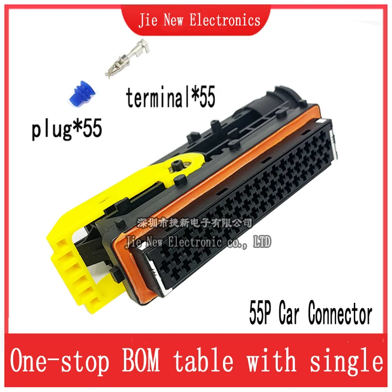 Auto Waterproof Connector module pld A0045450426C truck ECU Plug DJ7552-3.5-21 1718248-1 A4574434140 A0084462840 For Benz 55 Pin
Auto Waterproof Connector module pld A0045450426C truck ECU Plug DJ7552-3.5-21 1718248-1 A4574434140 A0084462840 For Benz 55 Pin