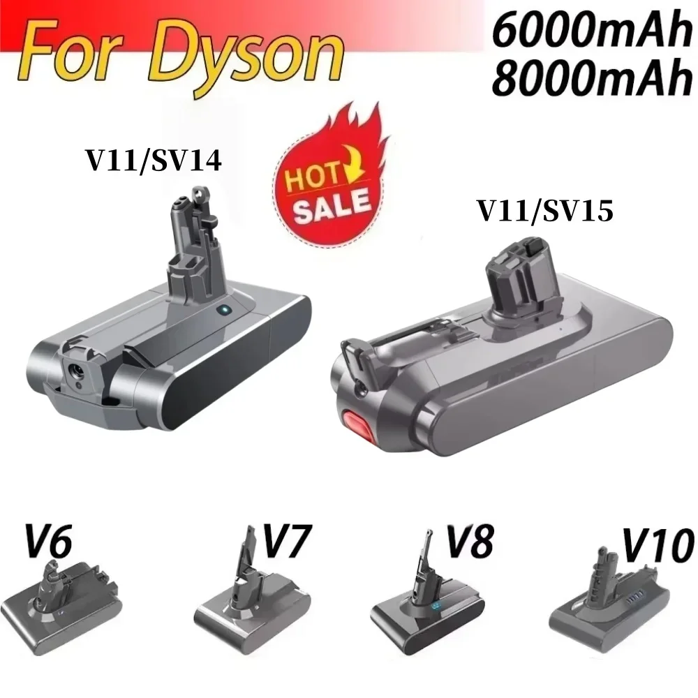 Для Dyson Full Range DC58 SV10 SV11 SV12 SV14 SV15Пылесос 21,6 В 25,2 В 6000 мАч V6 V7 V8 V10 V11 Сменный аккумулятор.
Для Dyson Full Range DC58 SV10 SV11 SV12 SV14 SV15Пылесос 21,6 В 25,2 В 6000 мАч V6 V7 V8 V10 V11 Сменный аккумулятор.