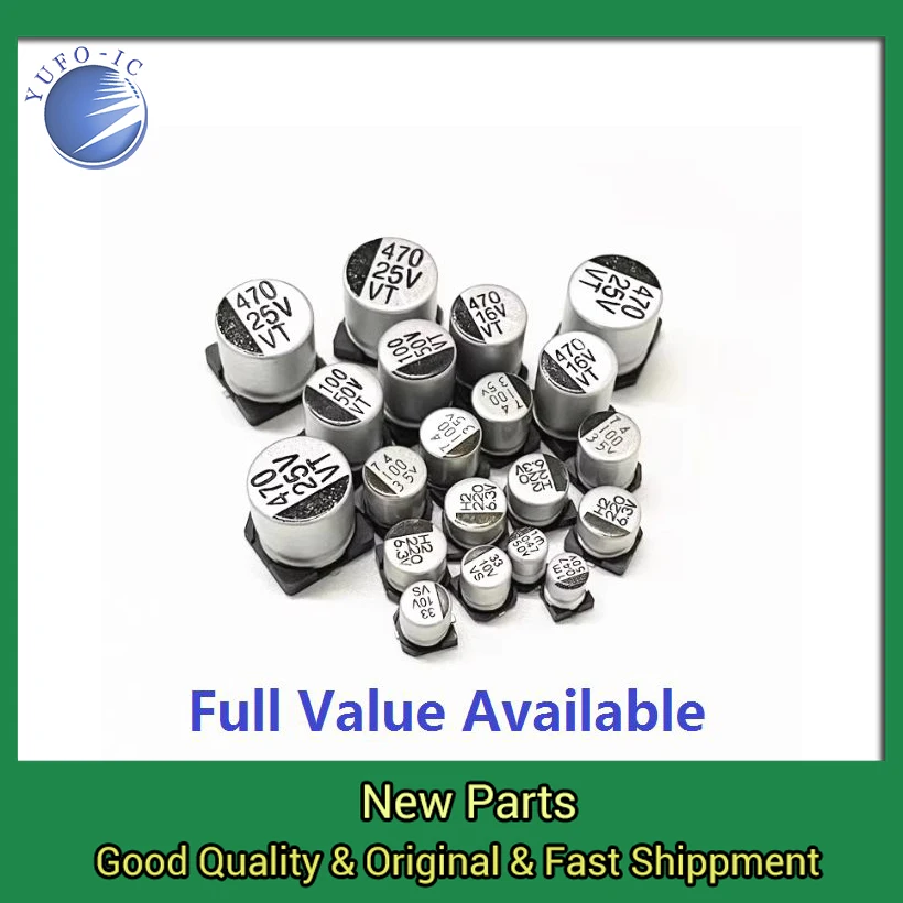 10pc 33UF 47UF 100UF 220UF 470UF 6.3V 1000UF 0.33UF Aluminum Electrolytic Capacitor SMD 50V 0.47UF 1UF 2.2UF 3.3UF 4.7 10UF 22UF
10pc 33UF 47UF 100UF 220UF 470UF 6.3V 1000UF 0.33UF Aluminum Electrolytic Capacitor SMD 50V 0.47UF 1UF 2.2UF 3.3UF 4.7 10UF 22UF
