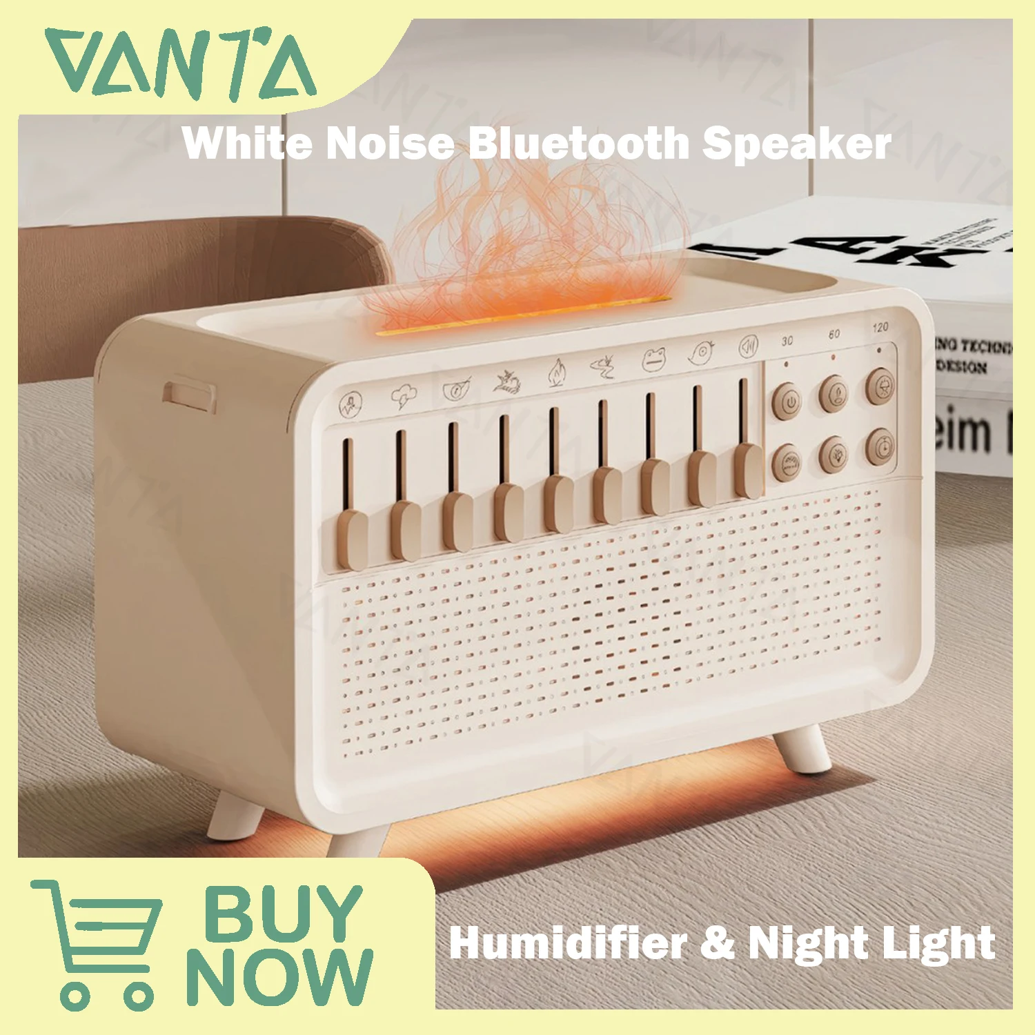 Звуковая машина для сна с белым шумом и Bluetooth-динамиком, аромадиффузор, ночник, универсальное устройство для релаксации
Звуковая машина для сна с белым шумом и Bluetooth-динамиком, аромадиффузор, ночник, универсальное устройство для релаксации