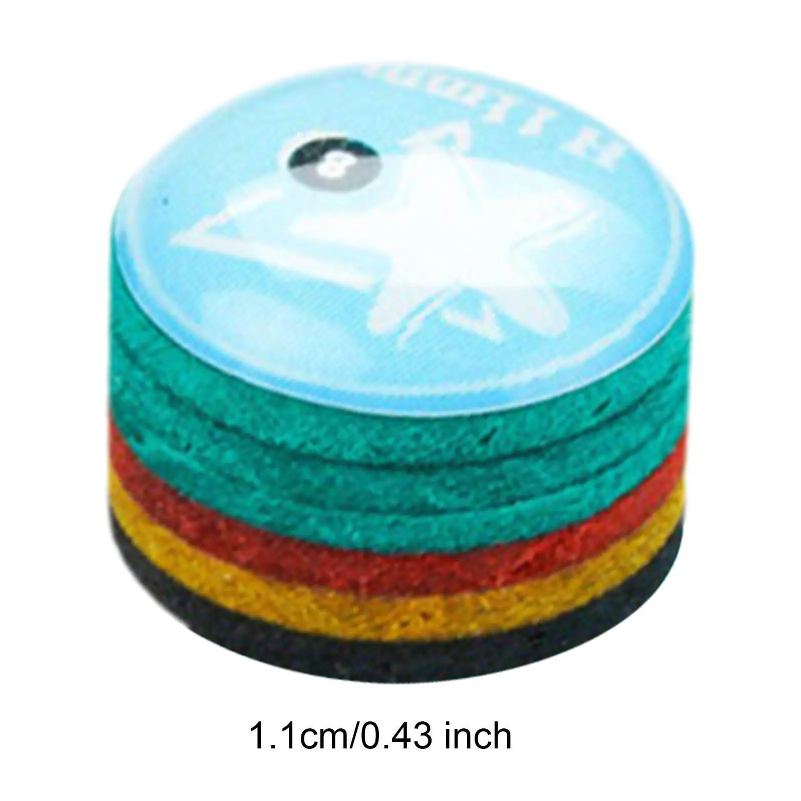 Multi Layer Rainbow Snooker Cue Tip PU Leather Professional Billiards Stick Tip for Billiard Cue Repair
Multi Layer Rainbow Snooker Cue Tip PU Leather Professional Billiards Stick Tip for Billiard Cue Repair
