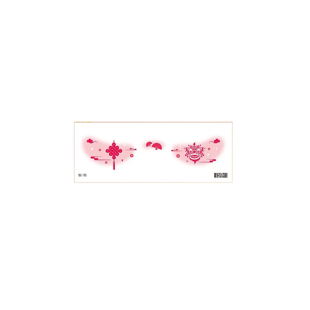 Водостойкие китайские новогодние наклейки для макияжа, боди-арт, долговечные наклейки для румян с лунным Новым годом, одноразовые наклейки с героями мультфильмов
Водостойкие китайские новогодние наклейки для макияжа, боди-арт, долговечные наклейки для румян с лунным Новым годом, одноразовые наклейки с героями мультфильмов