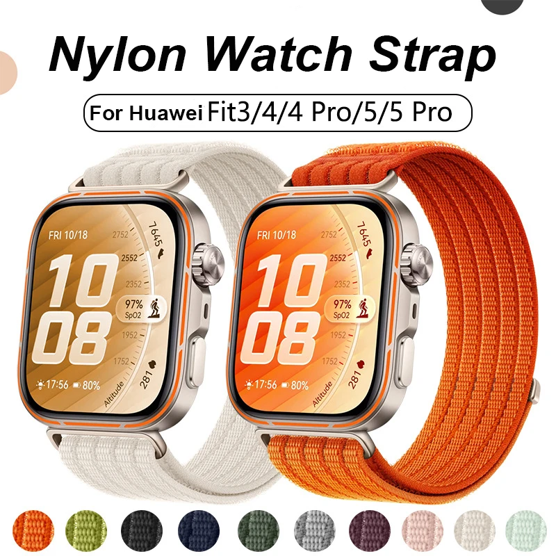 Official Nylon Loop Strap for HUAWEI Watch FIT 5/4 Pro Woven Braided Comfortable Breathable Wristband for Huawei Watch Fit 5-4-3
Official Nylon Loop Strap for HUAWEI Watch FIT 5/4 Pro Woven Braided Comfortable Breathable Wristband for Huawei Watch Fit 5-4-3