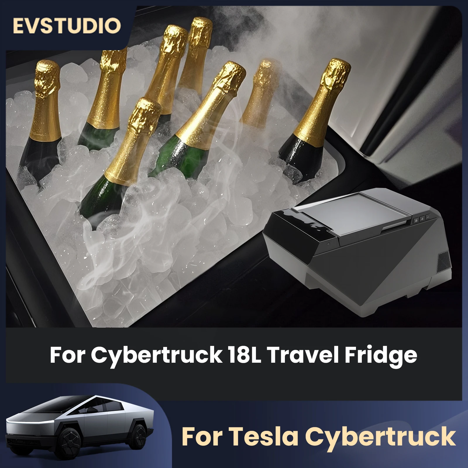 Compressor Freezer Cooler Fridge 18L Center Console Floor Refrigerator for Tesla Cybertruck Trunk Car Refrigerator Travel Fridge
Compressor Freezer Cooler Fridge 18L Center Console Floor Refrigerator for Tesla Cybertruck Trunk Car Refrigerator Travel Fridge