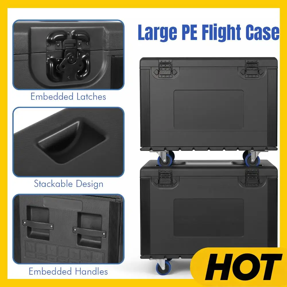 Professional Wire Spare Parts Box with Wheels Stackable ATA Rolling Road Case Waterproof for Pro Audio & DJ Equipment Storage
Professional Wire Spare Parts Box with Wheels Stackable ATA Rolling Road Case Waterproof for Pro Audio & DJ Equipment Storage