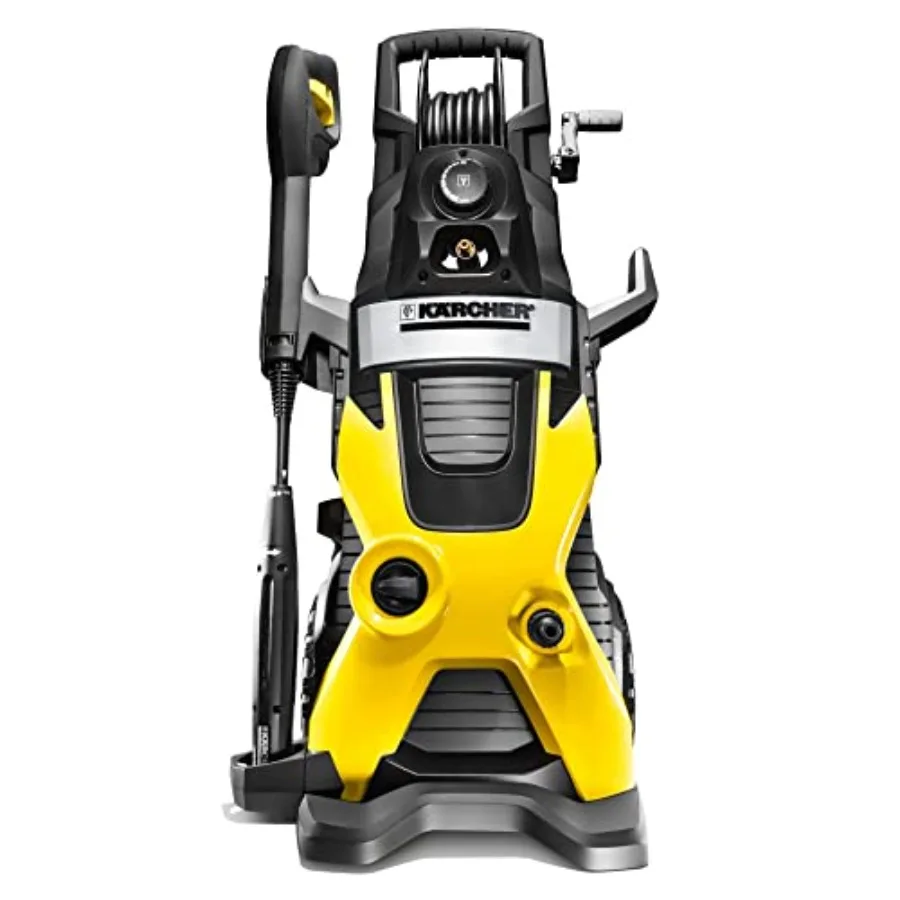 K5 Premium pressure washer for outdoor cleaning, aluminum housing, black/red, 2000 PSI with 1.4 GPM, hose reel, Vario Power and
K5 Premium pressure washer for outdoor cleaning, aluminum housing, black/red, 2000 PSI with 1.4 GPM, hose reel, Vario Power and