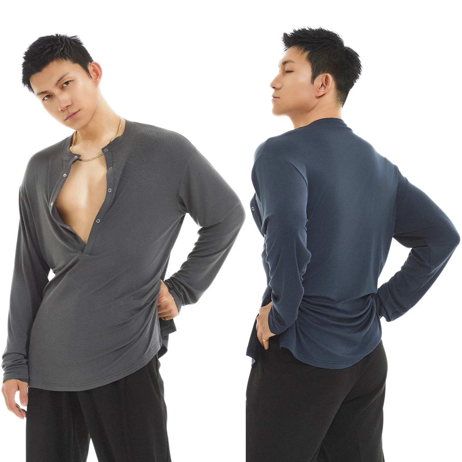 Adult Male Latin Dance Clothes Men Long Sleeves Practice Tops Professional Dancewear Performance Clothing Salsa Tops DNV23592
Adult Male Latin Dance Clothes Men Long Sleeves Practice Tops Professional Dancewear Performance Clothing Salsa Tops DNV23592
