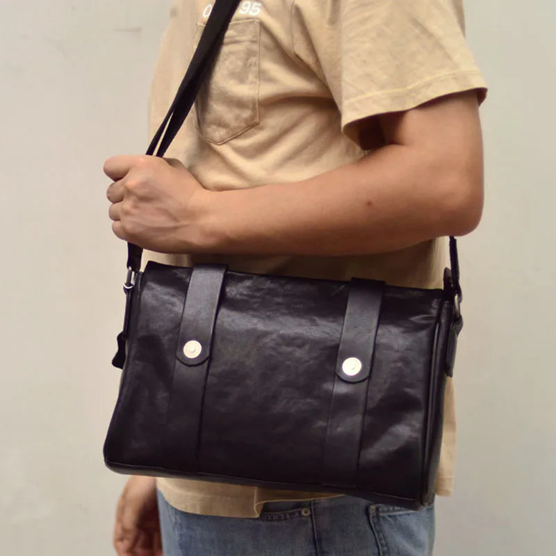 AETOO Textured commuting retro genuine leather men's bag, crossbody bag, small square bag, tanned cowhide single-shoulder, Japan
AETOO Textured commuting retro genuine leather men's bag, crossbody bag, small square bag, tanned cowhide single-shoulder, Japan