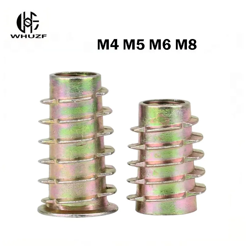WHUZF Thread Insert Nut M4 M5 M6 M8 Carbon Steel Zinc Plated Internal and External Thread Insert Furniture Connector
WHUZF Thread Insert Nut M4 M5 M6 M8 Carbon Steel Zinc Plated Internal and External Thread Insert Furniture Connector