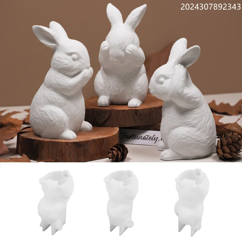 diyCrystal Glue Cement Plaster Rabbit Candle Mould Aromatherapy Gypsum Sitting and Looking up at Sitting Rabbit Easter
diyCrystal Glue Cement Plaster Rabbit Candle Mould Aromatherapy Gypsum Sitting and Looking up at Sitting Rabbit Easter