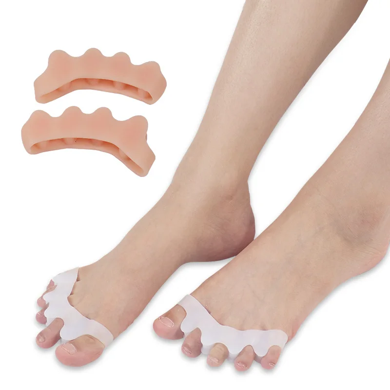 1/2Pair Silicone Toe Separator Bunion Corrector Hammer Toe Corrector Soft Silicone Stretchers Toe Separation Foot Care Tool
1/2Pair Silicone Toe Separator Bunion Corrector Hammer Toe Corrector Soft Silicone Stretchers Toe Separation Foot Care Tool