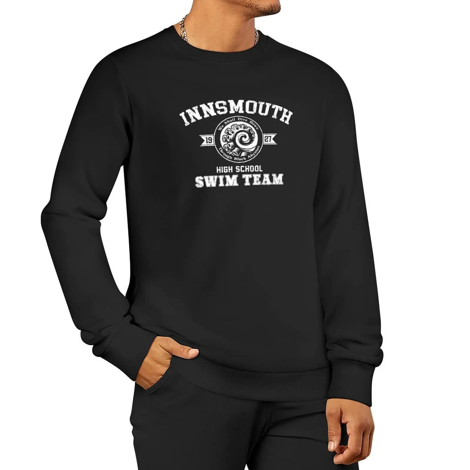 Innsmouth Swim Team (для темных рубашек) пуловер с капюшоном корейская одежда мужская одежда мужская одежда мужская одежда новые в свитшотах
Innsmouth Swim Team (для темных рубашек) пуловер с капюшоном корейская одежда мужская одежда мужская одежда мужская одежда новые в свитшотах