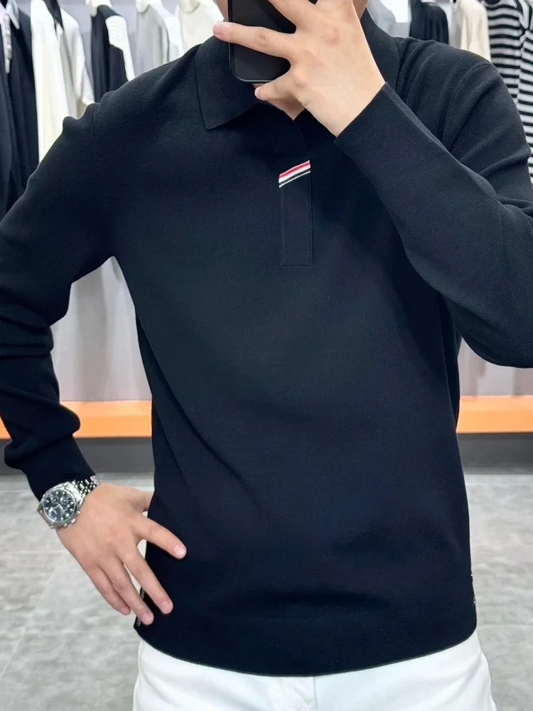 Высококачественная комфортная мужская трикотажная футболка с длинным рукавом для бизнеса, осень 2025, приталенная, класса люкс, базовый слой
Высококачественная комфортная мужская трикотажная футболка с длинным рукавом для бизнеса, осень 2025, приталенная, класса люкс, базовый слой