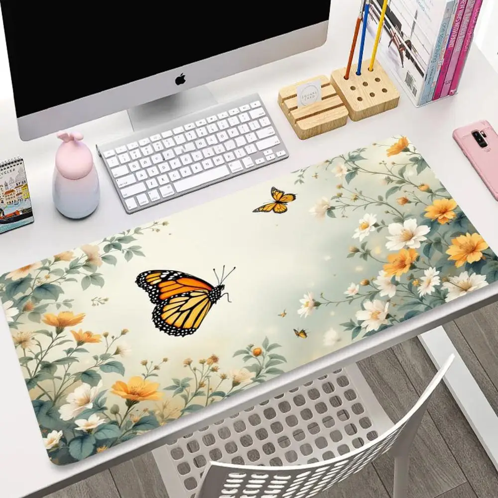 Butterfly mousepad in the flower bed high-definition printed rubber anti-slip durable and washable computer mechanical keyboard
Butterfly mousepad in the flower bed high-definition printed rubber anti-slip durable and washable computer mechanical keyboard