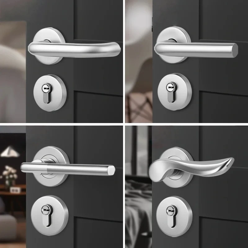 Indoor Bedroom Stainless Steel Door Handle Universal Magnetic Silent Room Lock Household Split Type
Indoor Bedroom Stainless Steel Door Handle Universal Magnetic Silent Room Lock Household Split Type