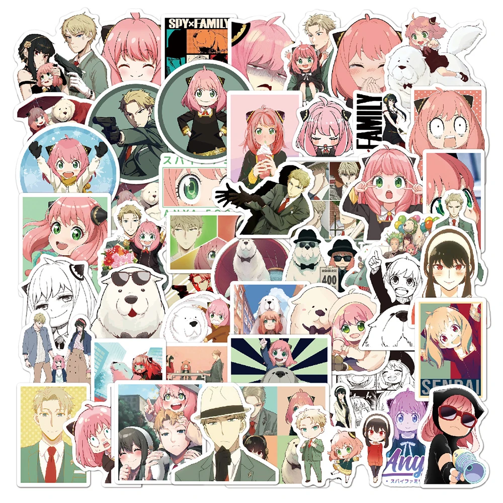 10/30/50/100pcs SPY×FAMILY Cartoon Stickers Cute Anime Girl Anya Forger Decals DIY Water Bottle Phone Notebook Sticker Kids Toy
10/30/50/100pcs SPY×FAMILY Cartoon Stickers Cute Anime Girl Anya Forger Decals DIY Water Bottle Phone Notebook Sticker Kids Toy