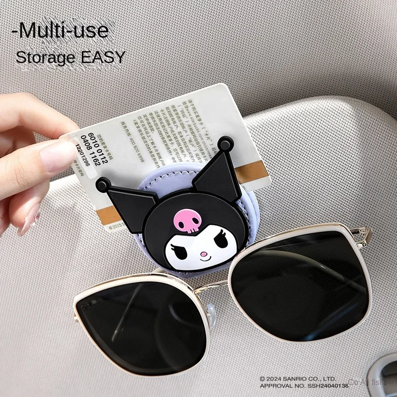 Sanrio Car Sun Visor Glasses Clip Multifunctional Sunglasses Storage Clip Cartoon Kuromi My Melody Car Decoration Accessories
Sanrio Car Sun Visor Glasses Clip Multifunctional Sunglasses Storage Clip Cartoon Kuromi My Melody Car Decoration Accessories