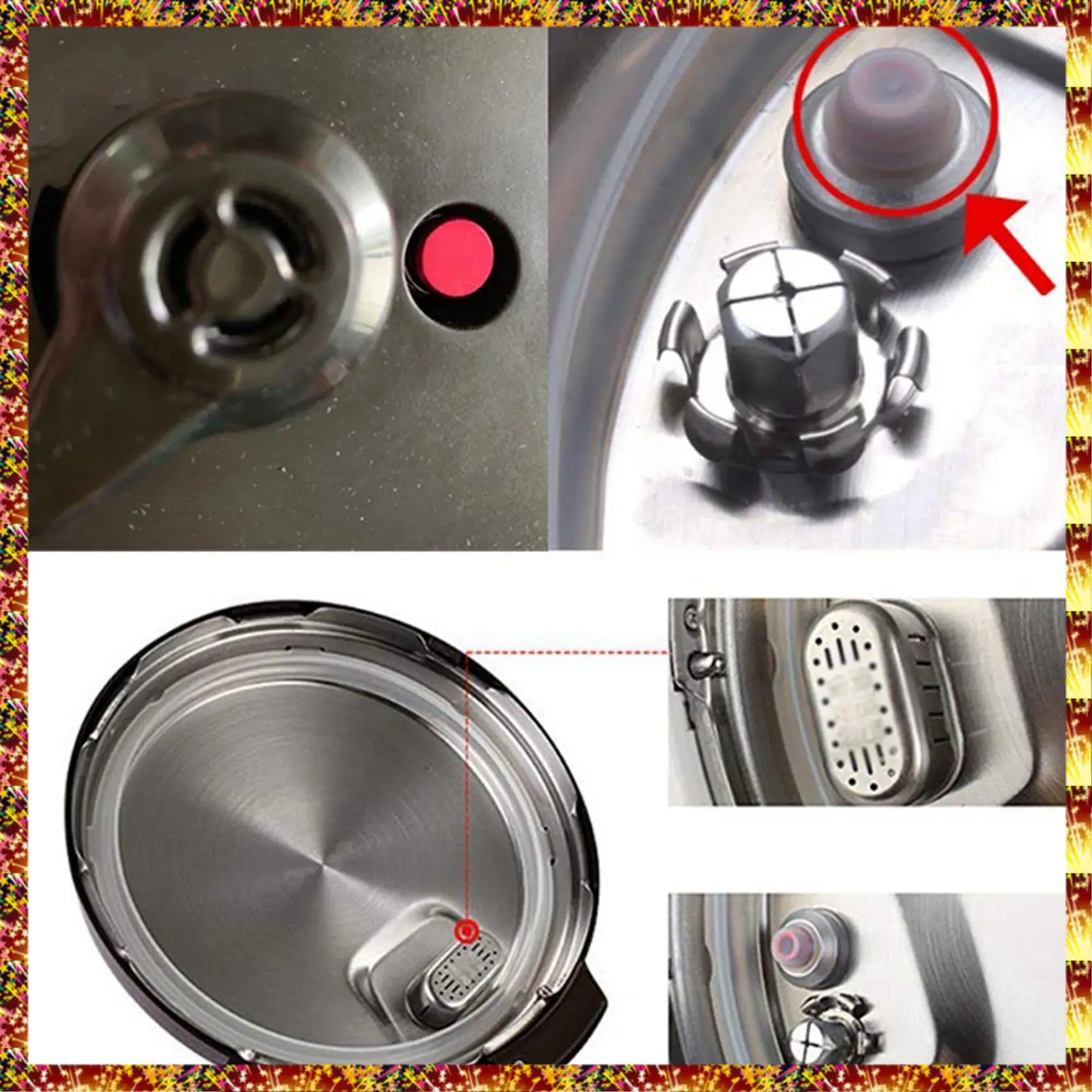 AGOUP 2X Универсальный сменный поплавковый клапан и поплавковая крышка для скороварок для Ip-Duo Ip-Lux60 Ip-Duo50 Ip-Lux50 Smart-60
AGOUP 2X Универсальный сменный поплавковый клапан и поплавковая крышка для скороварок для Ip-Duo Ip-Lux60 Ip-Duo50 Ip-Lux50 Smart-60