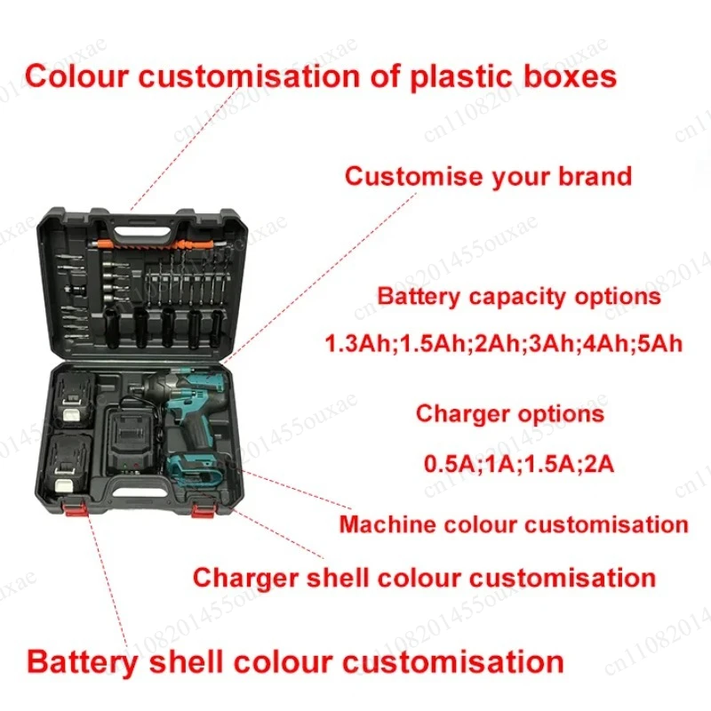 21V Industrial Cordless Brushless Impact Wrench 600N·m High Torque 1/2" Drive 2800RPM Lithium Battery Rechargeable
21V Industrial Cordless Brushless Impact Wrench 600N·m High Torque 1/2" Drive 2800RPM Lithium Battery Rechargeable