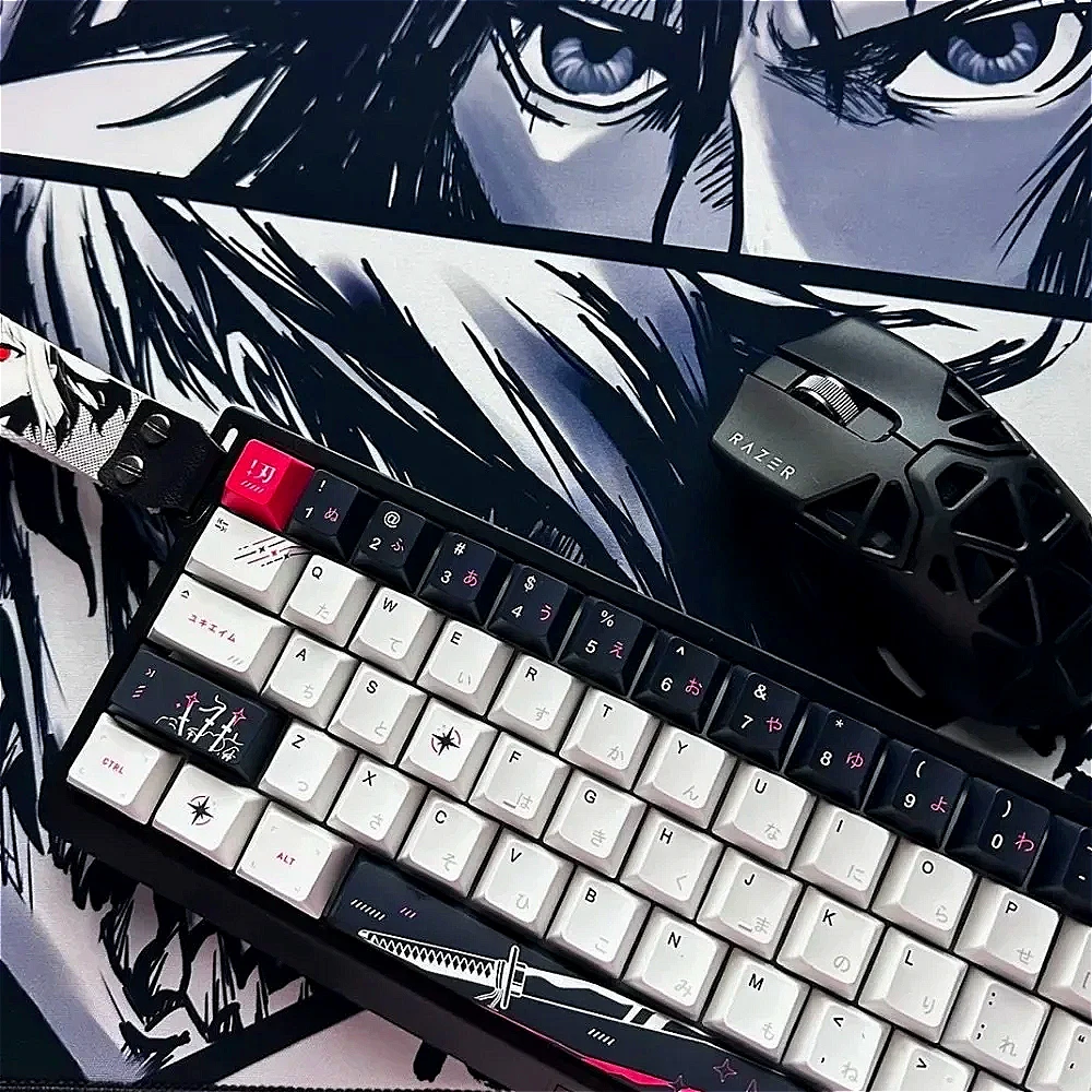 Small full set, black and white, Japanese root keycaps PBT keycaps, cherry, suitable for MX switch gaming mechanical keyboard
Small full set, black and white, Japanese root keycaps PBT keycaps, cherry, suitable for MX switch gaming mechanical keyboard