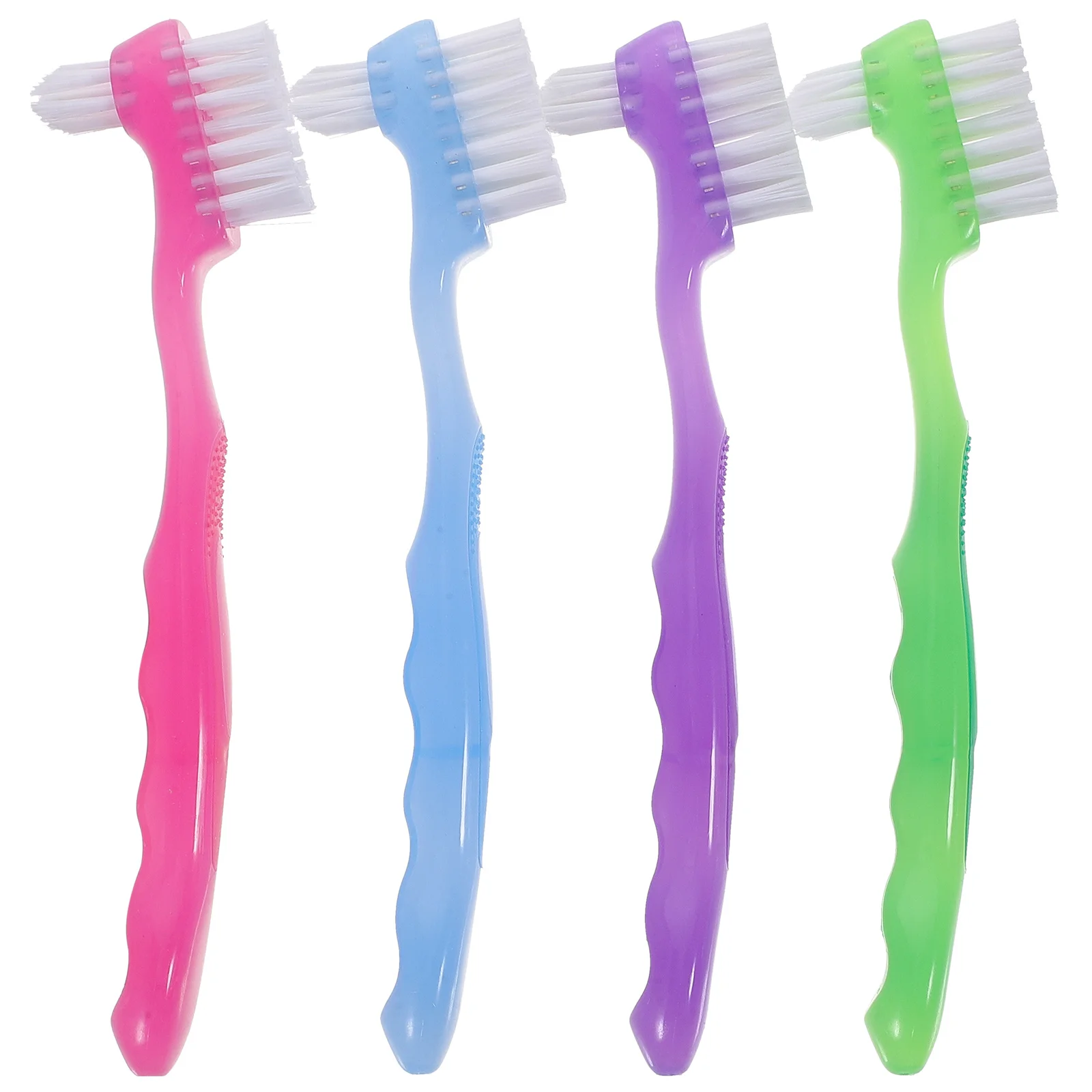 4Pcs Creative Denture Brushes Strong Cleaning Power Ergonomic Design Comfortable Grip Practical Home Mini Brushes
4Pcs Creative Denture Brushes Strong Cleaning Power Ergonomic Design Comfortable Grip Practical Home Mini Brushes