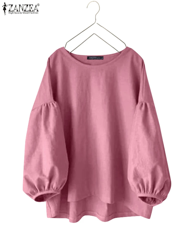2025 Spring Autumn Blouse ZANZEA Casual O Neck Long Long Sleeve Shirt Women Tunic Tops Solid Loose Chemise Female OL Work Blusas
2025 Spring Autumn Blouse ZANZEA Casual O Neck Long Long Sleeve Shirt Women Tunic Tops Solid Loose Chemise Female OL Work Blusas