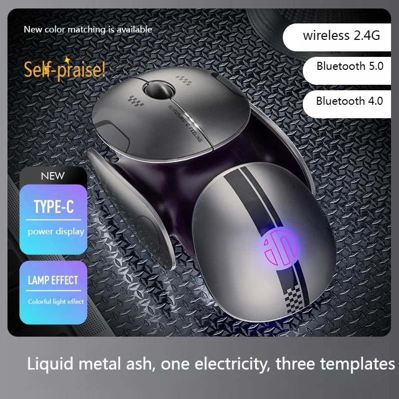 X2 Wireless Gaming Mouse 2.4G Bluetooth Dual Mode Silent Rechargeable RGB Backlight Battery Display Computer Mice PC Peripheral
X2 Wireless Gaming Mouse 2.4G Bluetooth Dual Mode Silent Rechargeable RGB Backlight Battery Display Computer Mice PC Peripheral