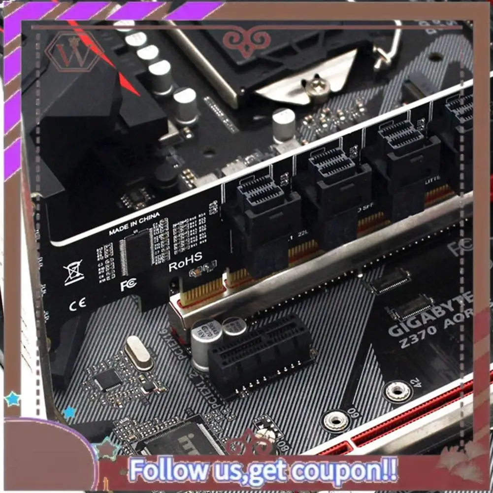 ABBG-PCI-E X16 To 4-Ports U.2 NVME SFF-8643 Expansion Card High Speed Pcie 4.0 Split Cards LED Indicator For 2U Chassis
ABBG-PCI-E X16 To 4-Ports U.2 NVME SFF-8643 Expansion Card High Speed Pcie 4.0 Split Cards LED Indicator For 2U Chassis