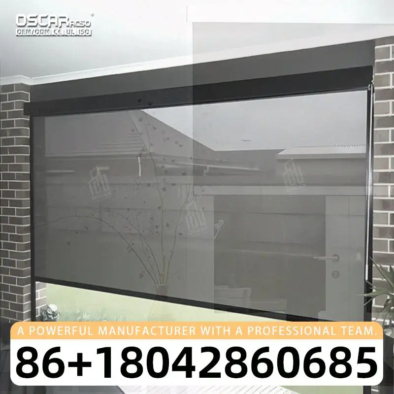 Уличные ветрозащитные электрические моторизованные жалюзи для патио с экраном, высокая покупка, Северная Америка, Австралия, рулонные жалюзи на молнии
Уличные ветрозащитные электрические моторизованные жалюзи для патио с экраном, высокая покупка, Северная Америка, Австралия, рулонные жалюзи на молнии