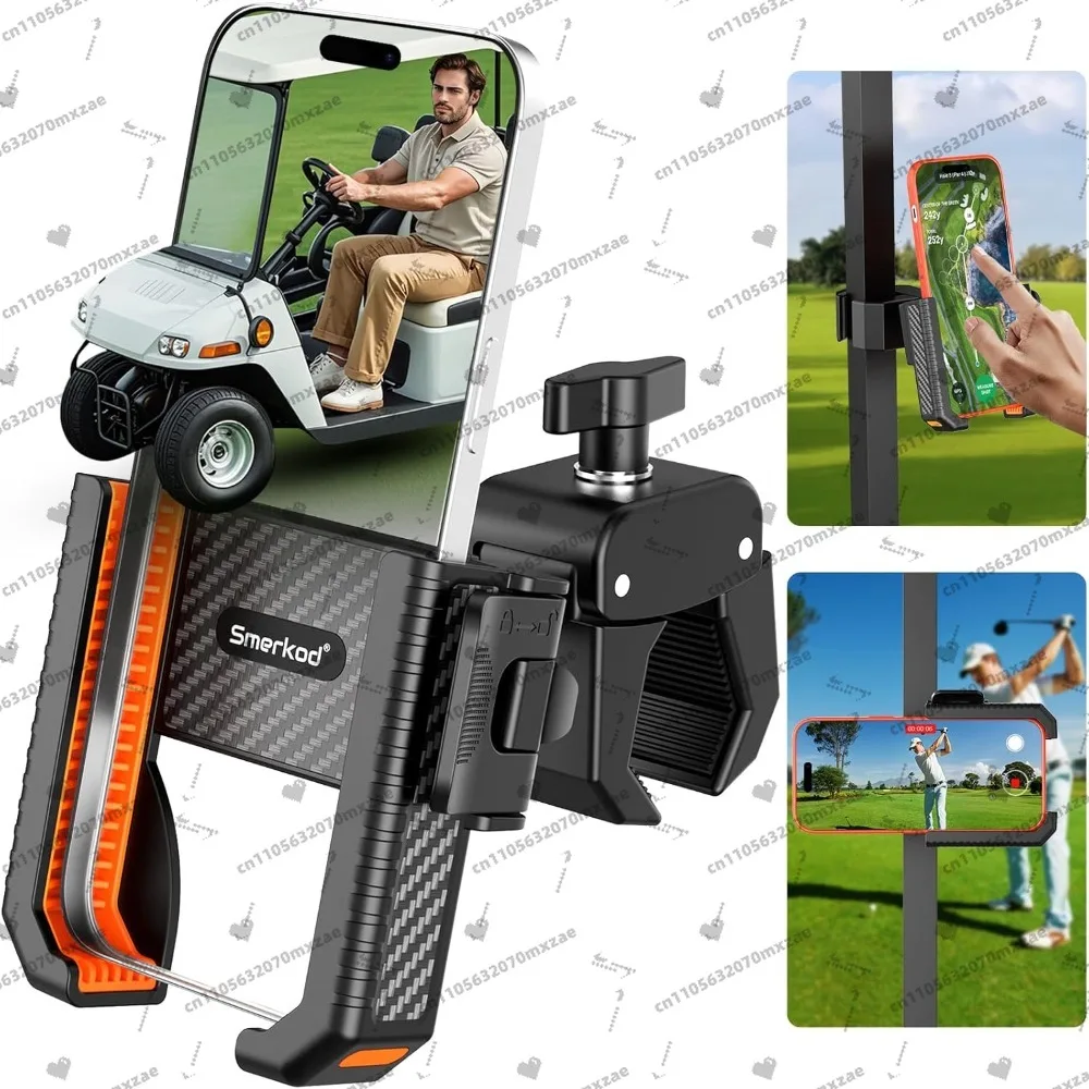 Universal Phone Mount for Golf Cart, 3s Install & 1s Release, Multi-Vehicle Caddy for E-Bike Motorcycle Bicycle 
Universal Phone Mount for Golf Cart, 3s Install & 1s Release, Multi-Vehicle Caddy for E-Bike Motorcycle Bicycle