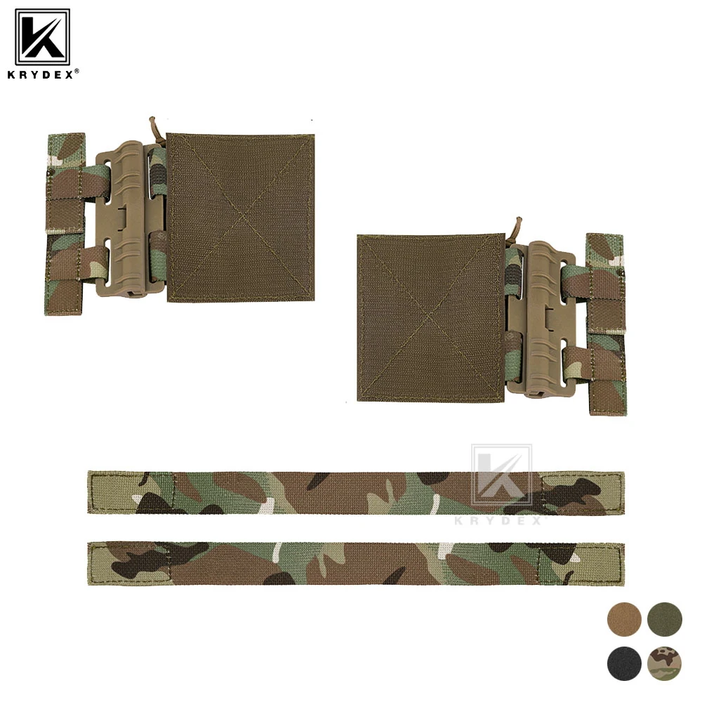 KRYDEX Quick Release Tactical Vest Cummerbund Adapter QD Buckle Set 3 Band Molle Compatible for JPC CPC AVS Plate Carrier Vest A
KRYDEX Quick Release Tactical Vest Cummerbund Adapter QD Buckle Set 3 Band Molle Compatible for JPC CPC AVS Plate Carrier Vest A