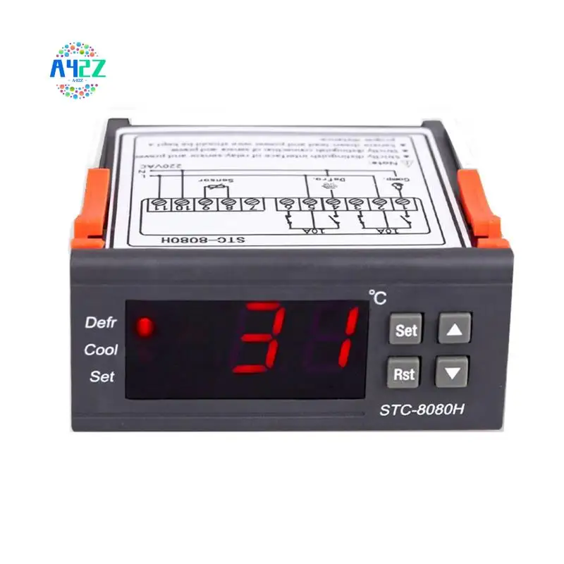 A42Z-STC-8080H Регулятор температуры Термостат для холодильника Цифровой дисплей Микрокомпьютер Контроллер температуры 220 В
A42Z-STC-8080H Регулятор температуры Термостат для холодильника Цифровой дисплей Микрокомпьютер Контроллер температуры 220 В