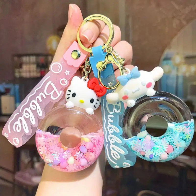Anime Sanrio Hello Kitty My Melody Creative Floating Swimming Ring Liquid Keychain Cartoon Kuromi Acrylic Keychain Birthday Gift
Anime Sanrio Hello Kitty My Melody Creative Floating Swimming Ring Liquid Keychain Cartoon Kuromi Acrylic Keychain Birthday Gift