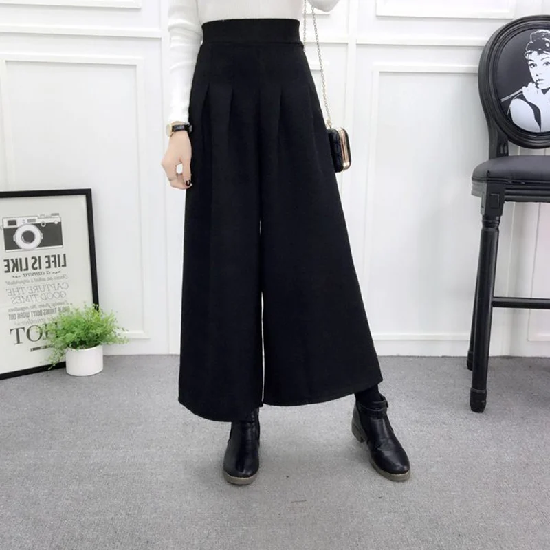 Fleece High Waist Loose Plaid Autumn Winter 2024 New Wide Leg Pants Casual All-match Elastic Waist Ankle-length Pants Women's
Fleece High Waist Loose Plaid Autumn Winter 2024 New Wide Leg Pants Casual All-match Elastic Waist Ankle-length Pants Women's