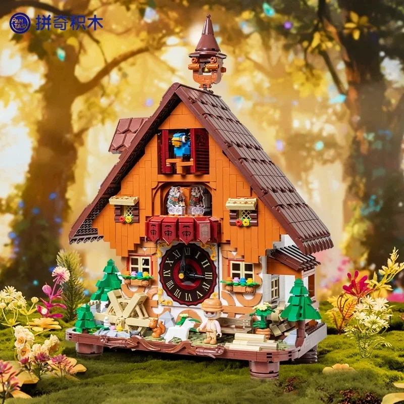 Pantasy Vintage Cuckoo Clock Building Blocks Retro Collection Series Assembly Model Puzzle Toys Desktop Clock Gift
Pantasy Vintage Cuckoo Clock Building Blocks Retro Collection Series Assembly Model Puzzle Toys Desktop Clock Gift